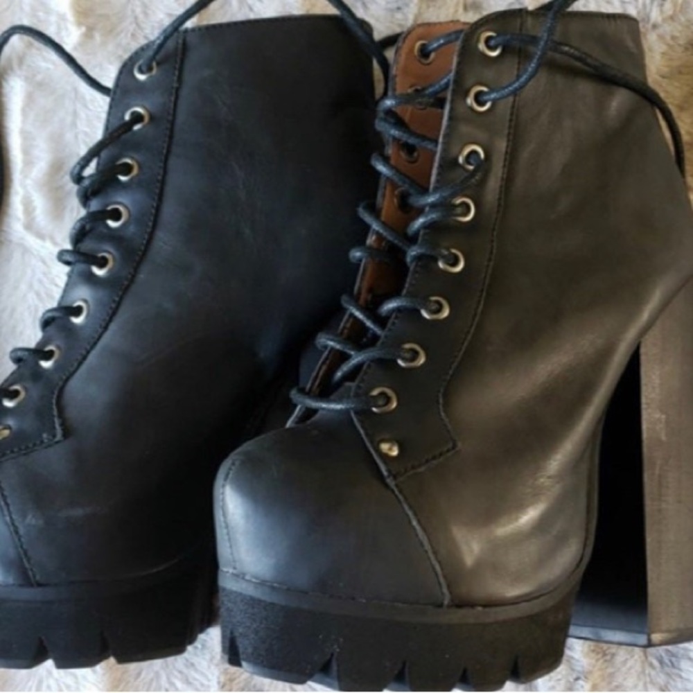Jeffrey Campbell NOLA Leather ankle boots. - Picture 2 of 4